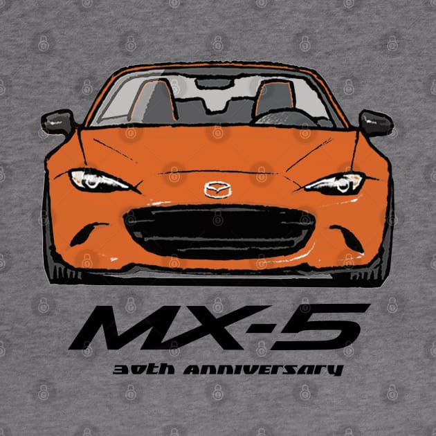 MX5 Miata 30th Anniversary Orange by Woreth